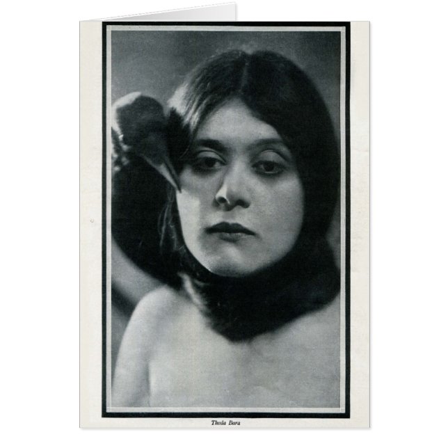 Carte vintage Theda Bara 1915 (Devant)