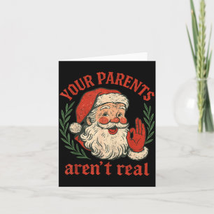 Carte Vintage Vos parents ne sont pas vraiment drôles Sa