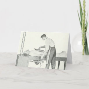 Carte Vintage X-Ray Man