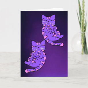 Carte Violet Kitten Twins 2