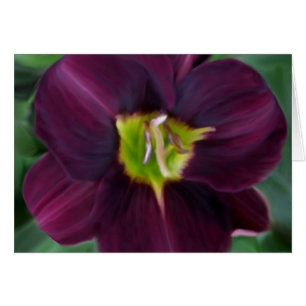 Carte violette profonde