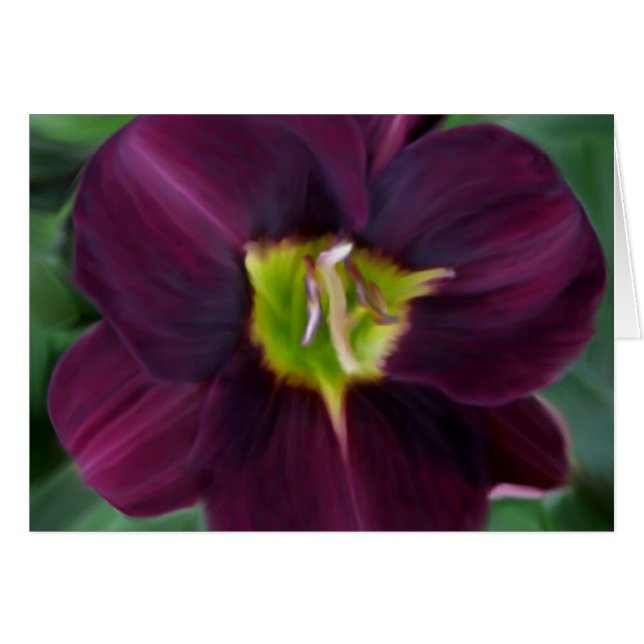 Carte violette profonde (Devant horizontal)