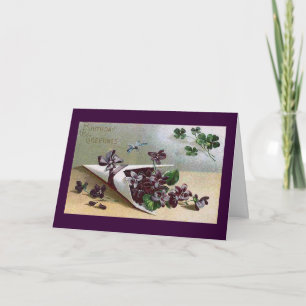 Carte Violettes victoriennes