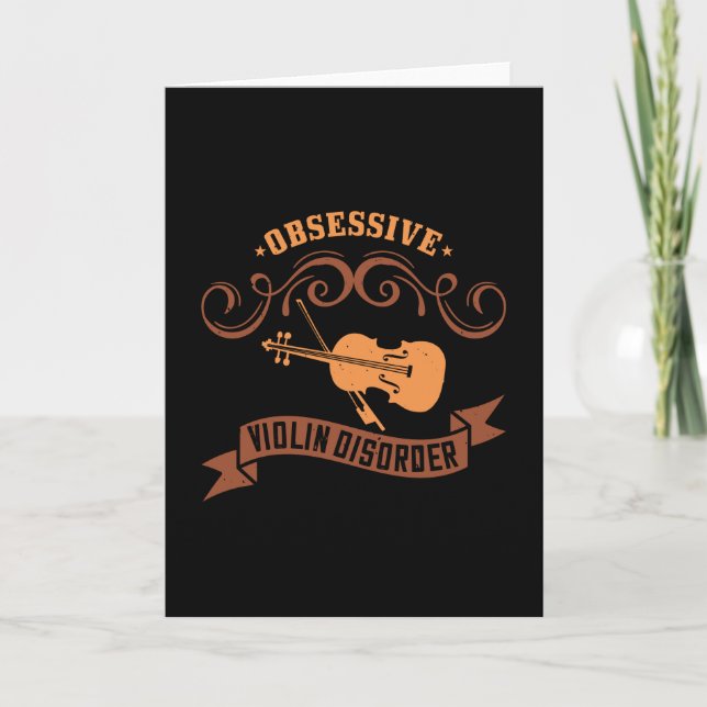 Carte Violon - (Devant)