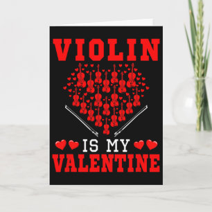 Carte Violon est mon instrument d'équipe de coeurs migno