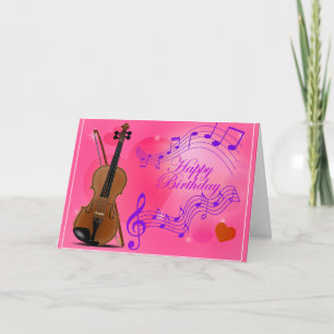 Carte Violoniste