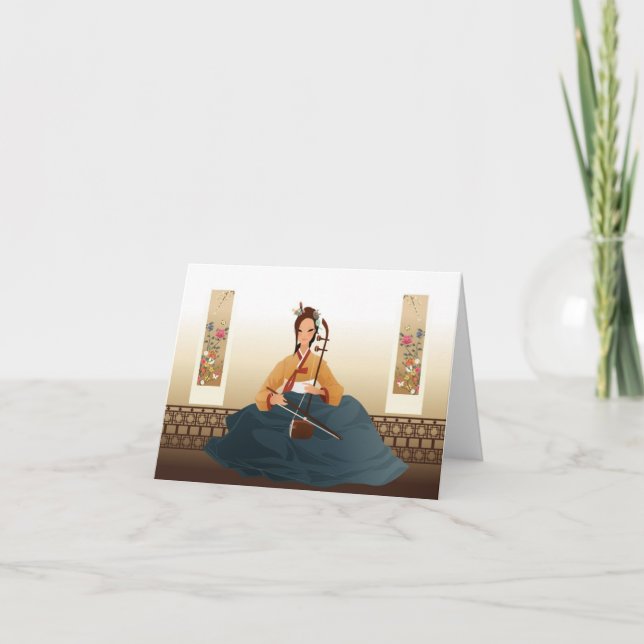 Carte Violoniste coréen (Devant)