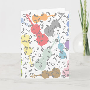 Carte Violons Et Notes Musicales