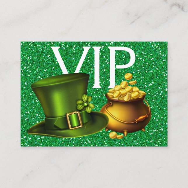 Carte VIP d'affaires irlandaise (Devant)