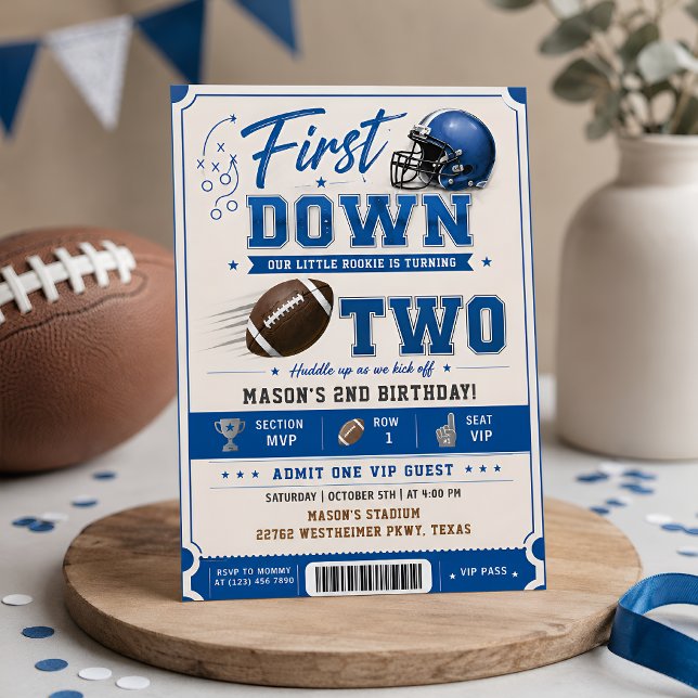 Carte VIP Thème Football Enfants Modifiable (Créateur téléchargé)