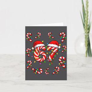 Carte Viral 67 Canne de Noël Noël Meme 67 Six Sept Xm