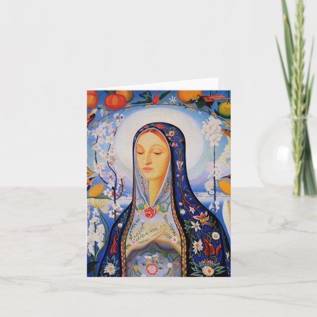 Carte Virgin - Joseph Stella (Devant)