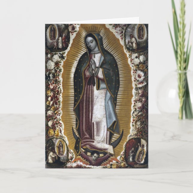 Carte Virgin of Guadalupe Sympathy Condolences (Devant)