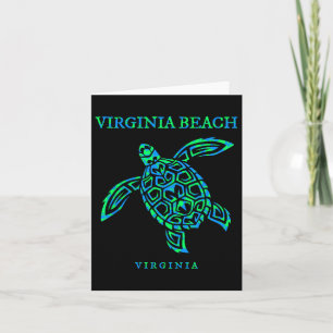Carte Virginia Beach Virginia Sea Turtle Vacances Souven