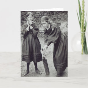 Carte Virginia et Vanessa Stephen, à St. Ives, 1894