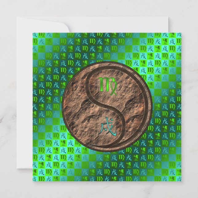 Carte Virgo & Earth Dog (Devant)