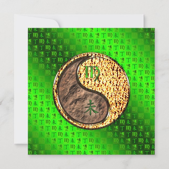 Carte Virgo & Fire Goat (Devant)