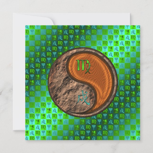 Carte Virgo & Wood Dog (Devant)