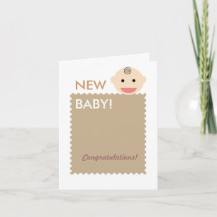 Carte Visage bébé