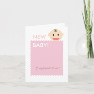 Carte Visage bébé