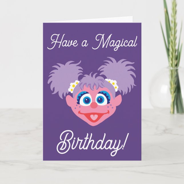 Carte Visage d'Abby Cadabby (Devant)