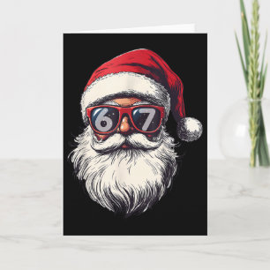 Carte Visage de Père Noël 67 Noël Six Sept Bruh Meme