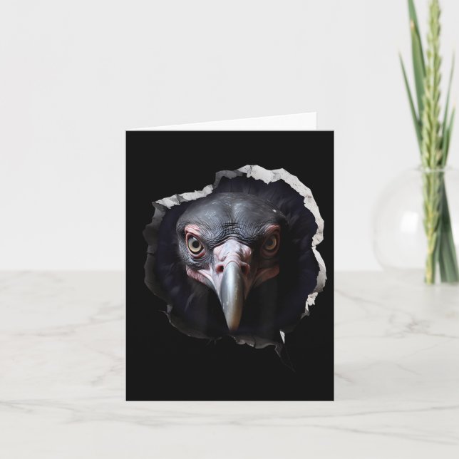 Carte Visage de Vautour  (Devant)