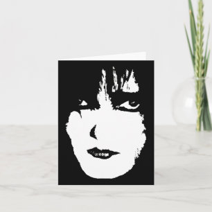 Carte Visage effrayant fantomatique