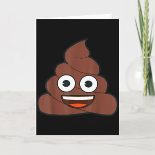 Carte Visage Jaune Sourire Bonheur Caca Émoticône Offici