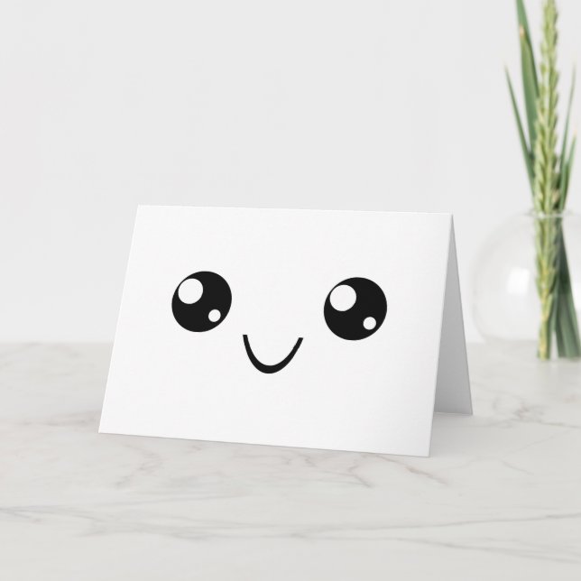 Carte Visage souriant (Devant)