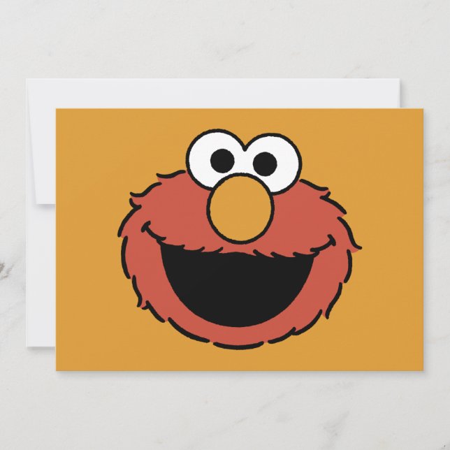 Carte Visage souriant d'Elmo (Devant)