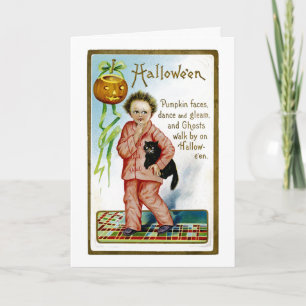 Carte Visages Citrouilles d'Hallowe