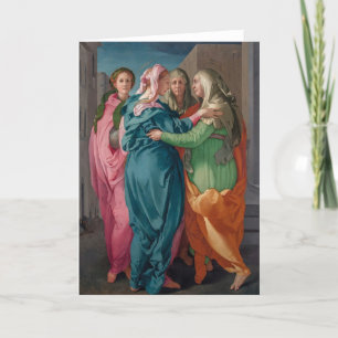 Carte Visite de la Vierge Marie à St. Elizabeth Religieu