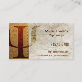 carte visite psychologue