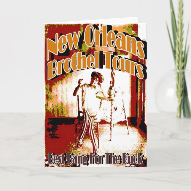 Carte Visites de bordel de la Nouvelle-Orléans (Devant)