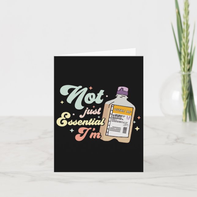 Carte Vital Af Funny Nurse Diététicienne Rd Rn soins cri (Devant)