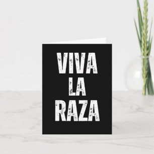 Carte Viva La Raza Droits de l'Immigration Anti Trump 20