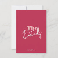Carte Viva Magenta Mariage Viva
