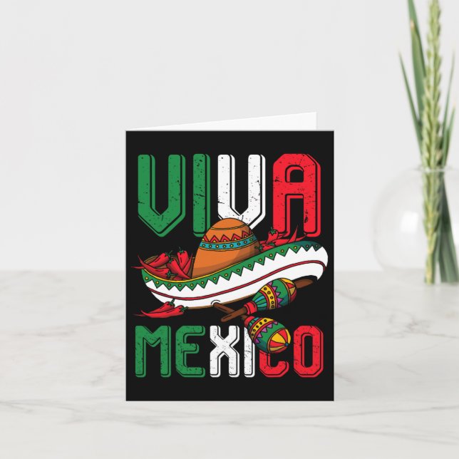 Carte Viva Mexico Cinco De Mayo (Devant)