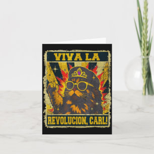 Carte Vive La Révolution Carl Amoureux de Chat Drôle