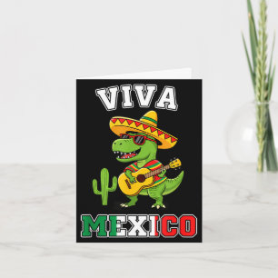Carte Vive tyrannosaurus rex enfants sombrero cactus fie