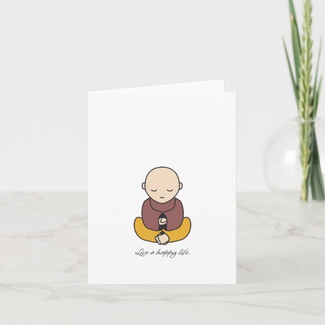 Carte Vivent une vie heureuse (Devant)