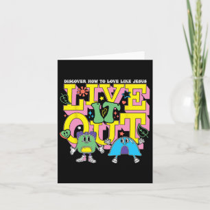 Carte Vivez Ça Comment Aimer Comme Jésus Vbs Camp D'Été