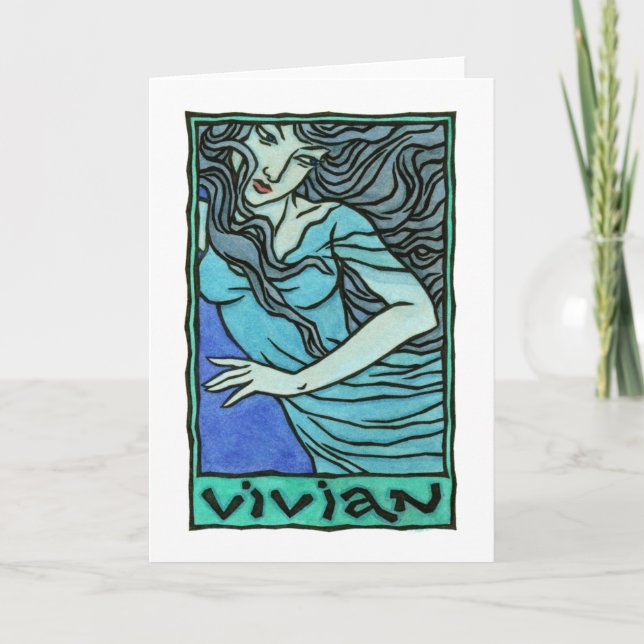 Carte Vivian Greeting Card (Devant)