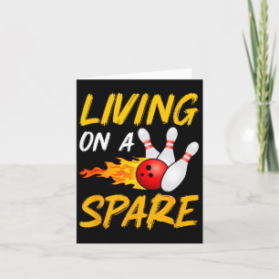 Carte Vivre Sur Le Spare Bowling Pin Strike Joueur De Bo