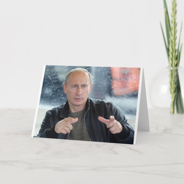 Carte Vladimir Poutine (Devant)