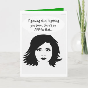 Carte Vœu d'anniversaire drôle et heureux
