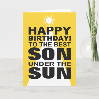 Carte voeu d'anniversaire unique à fils