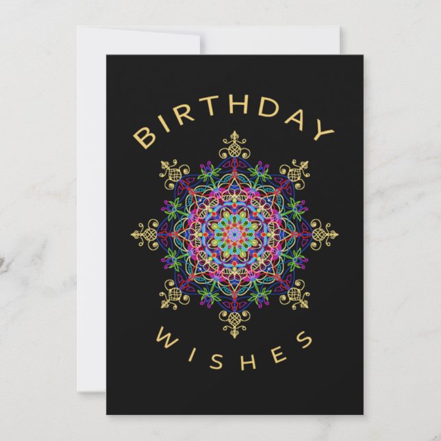 Carte Voeux d'anniversaire (Devant)