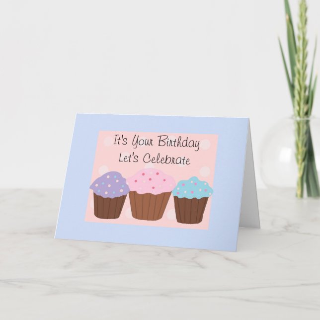 Carte Voeux d'anniversaire (Devant)